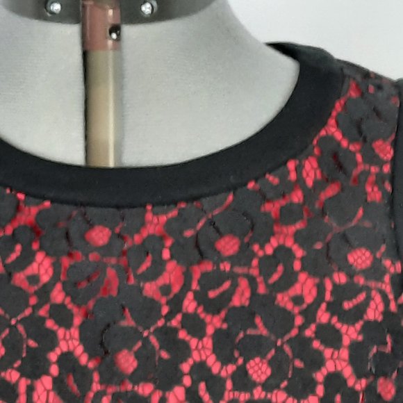JACOB, M, black/red cocktail dress - Picture 3 of 10